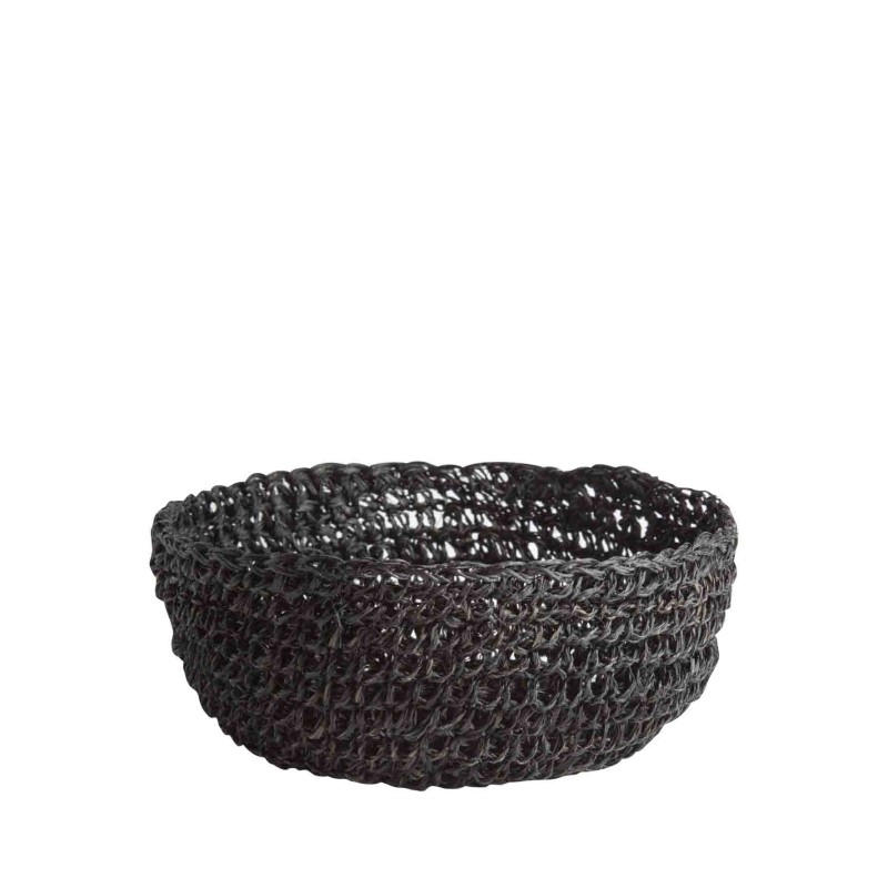 Abaca crochet bowl d18 h7 cm