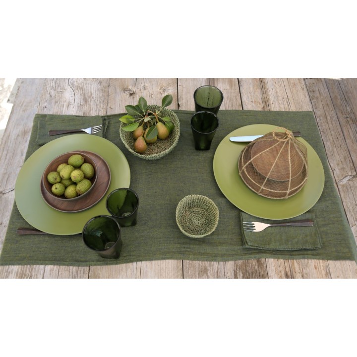 Abaca crochet bowl d18 h7 cm