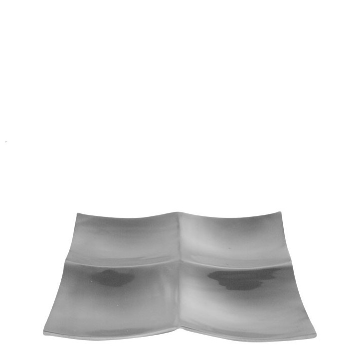 Plateau en aluminium avec 4 compartiments