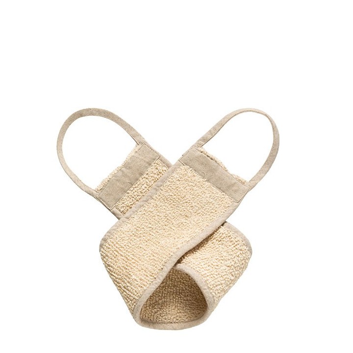 Peeling sponge stripe with knots