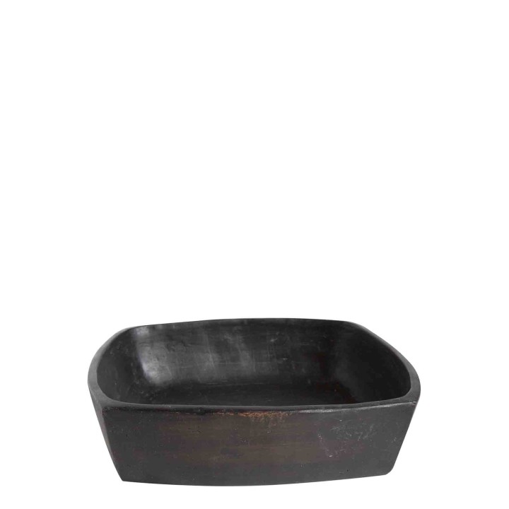 Black plate high terracotta