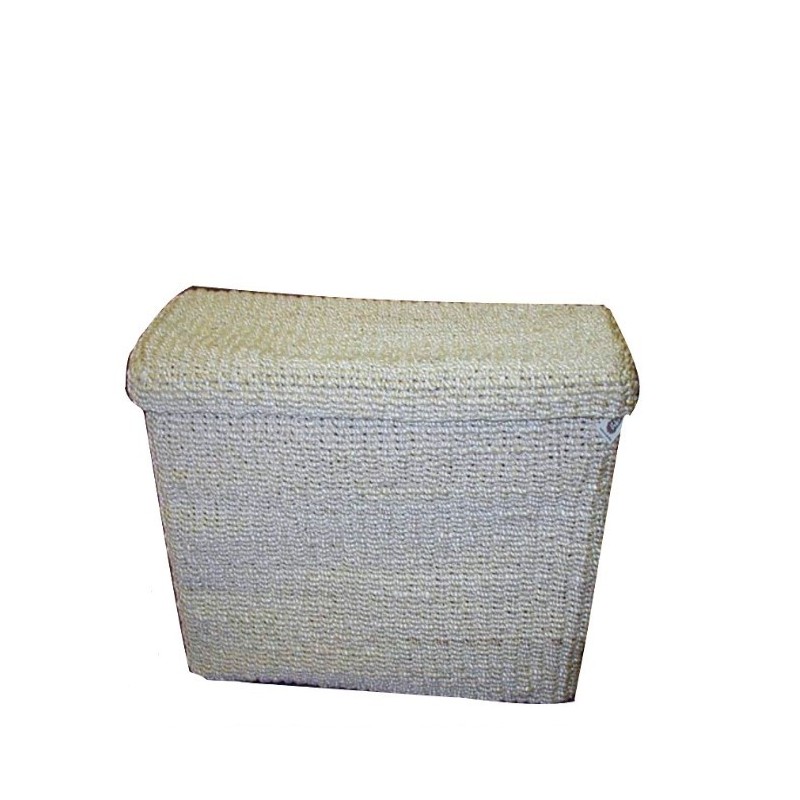 Panier en abaca avec couvercle