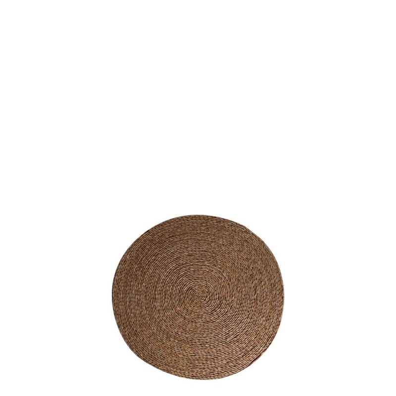 Cuscino vintage in corda chiara d41 h5 cm