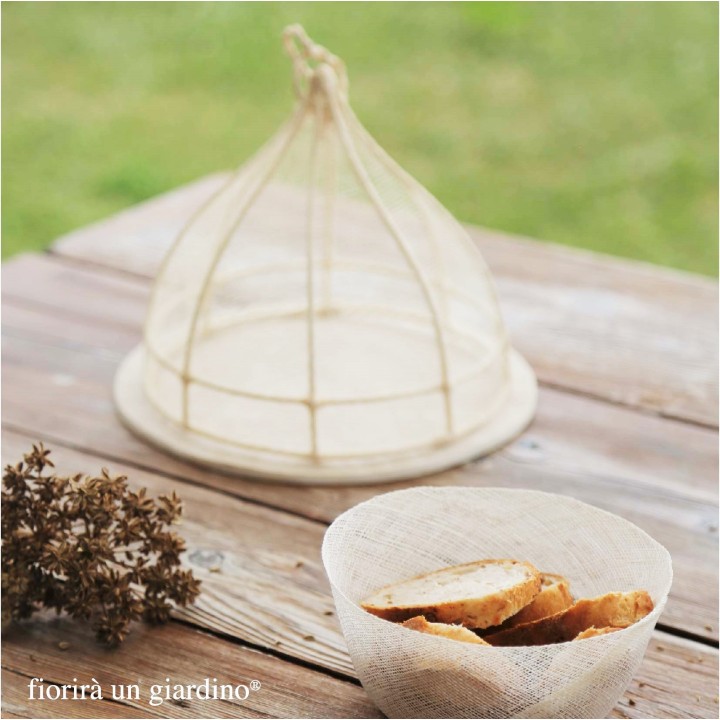 Bol en filet d'abaca simple d15 h7 cm