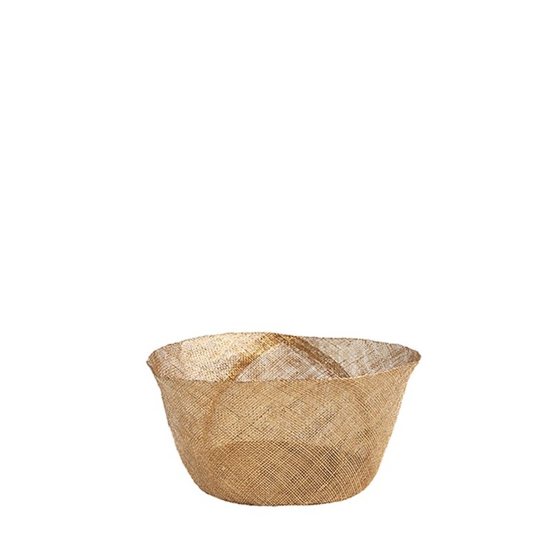 Grand bol en filet d'abaca simple d18 h8 cm