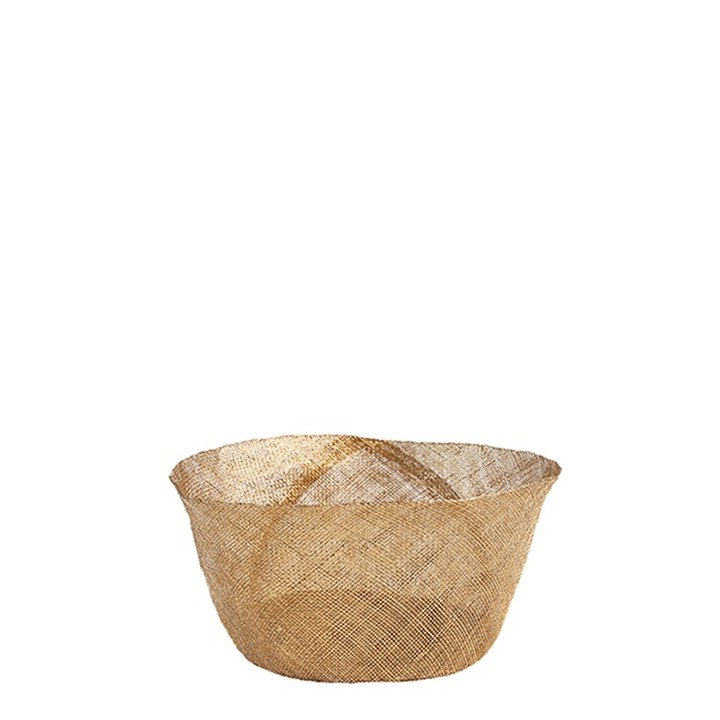 Grand bol en filet d'abaca simple d18 h8 cm