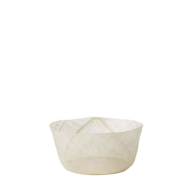 Grand bol en filet d'abaca simple d18 h8 cm