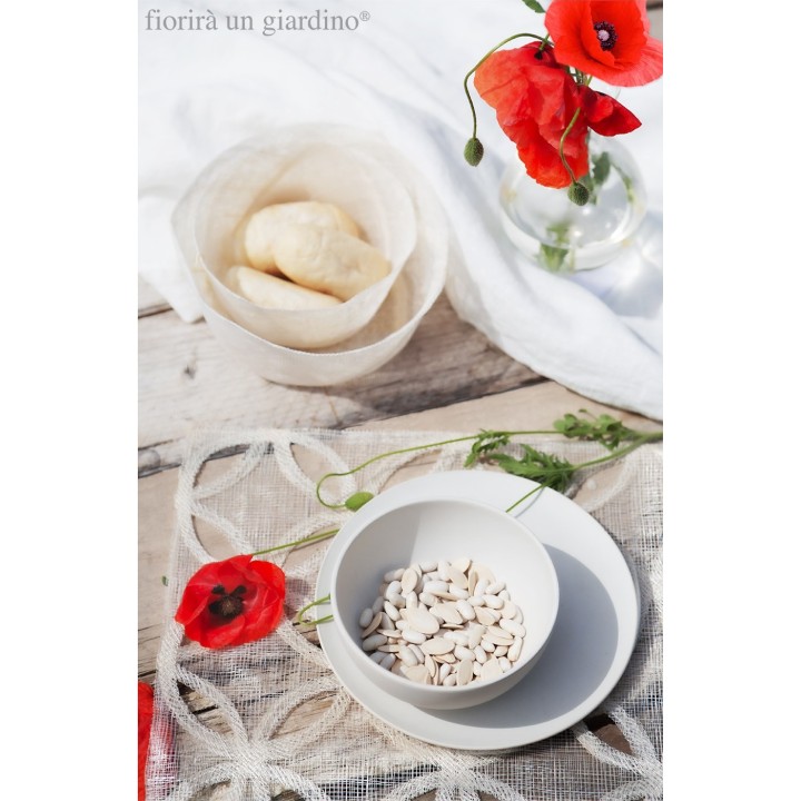 Grand bol en filet d'abaca simple d18 h8 cm