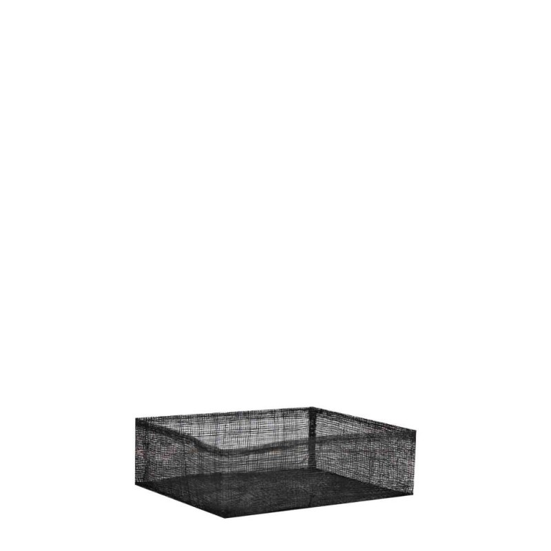 Abaca net napkin holder 16x16 cm