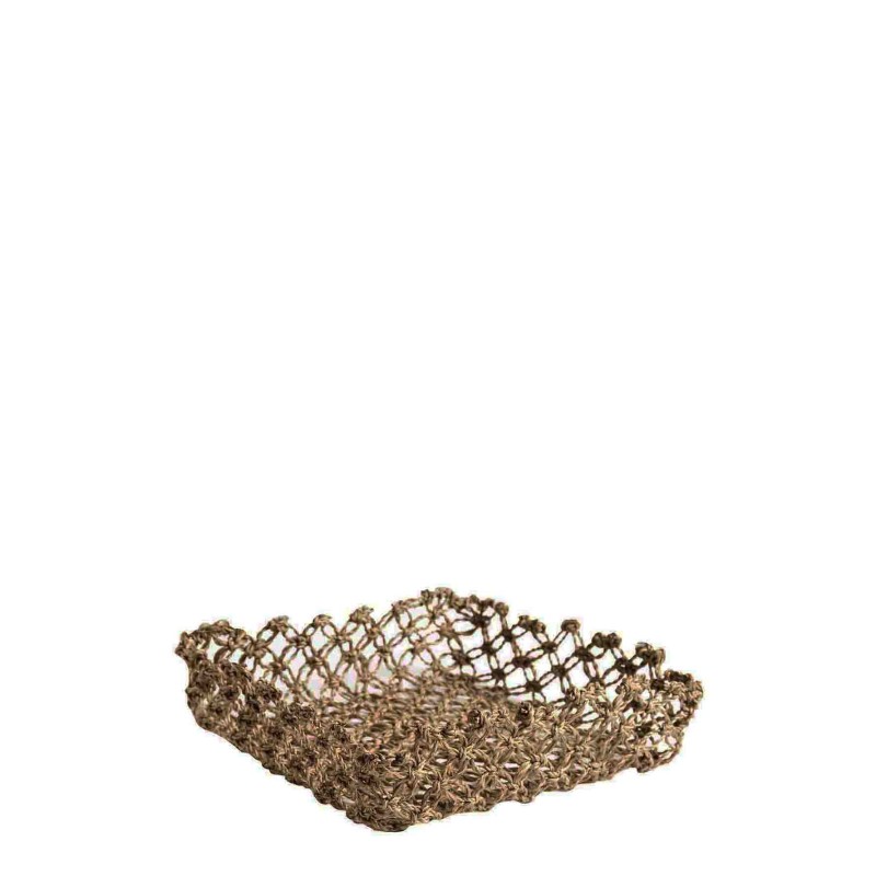 Porte-serviettes en macrame 20 x 20 cm