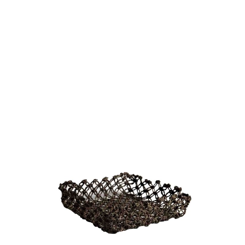 Porte-serviettes en macrame 16 x 16 cm