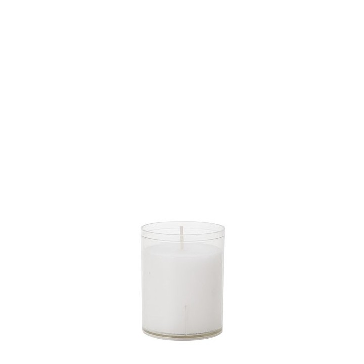 Pack of 3 tealight candles 24 hours in a glass d5 h6.5 cm