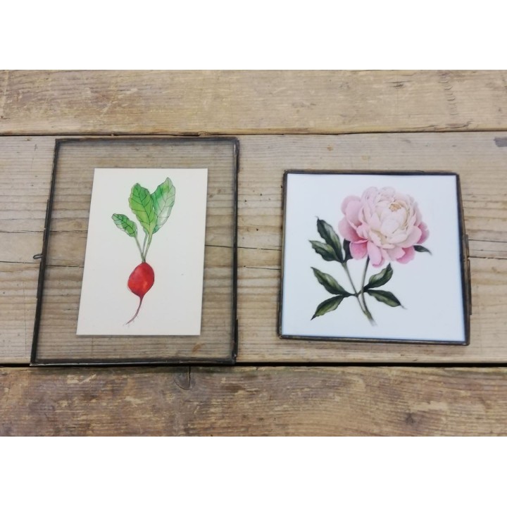 Thin frame colour copper 15 x 18 cm