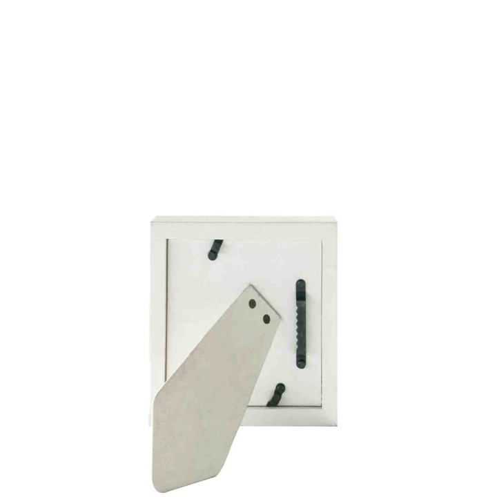 Cornice passe partout bianca/lilla 15 x 15 cm