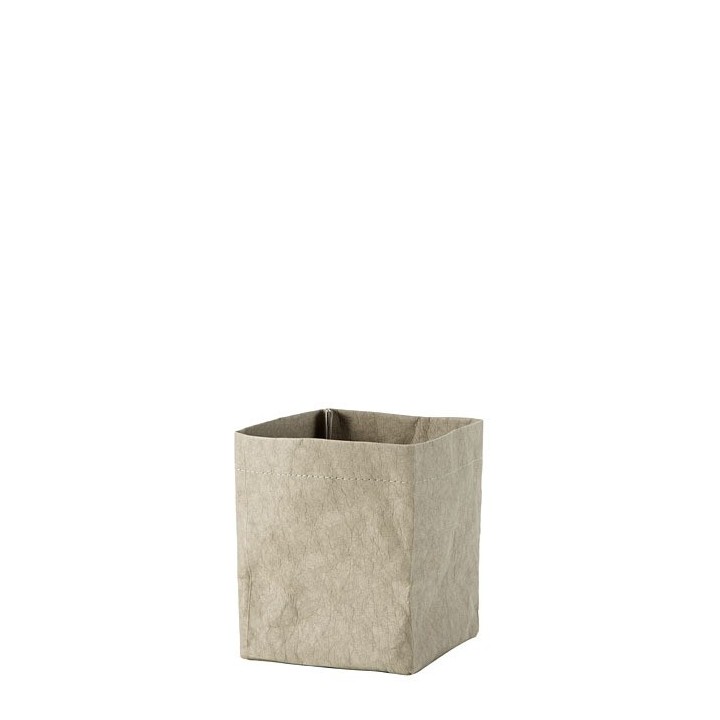 Cellulose fiber small basket 12 x 12 h15 cm