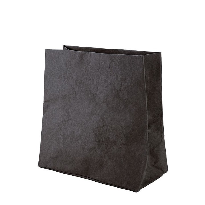 Sacco laundry in fibra di cellulosa nero 58 x 28 h58 cm
