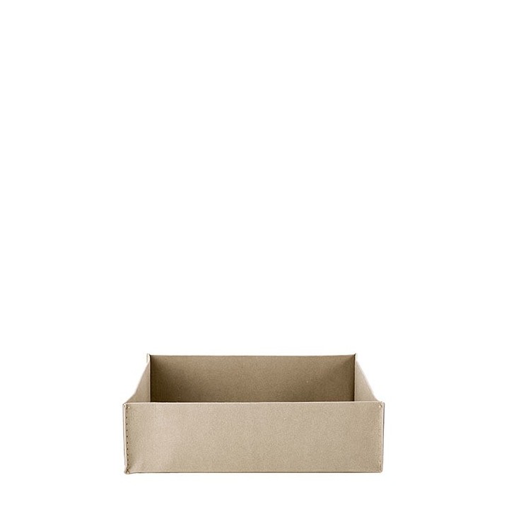 Porte-serviettes en fibre de cellulose couleur lin 17 cm x 17 cm.