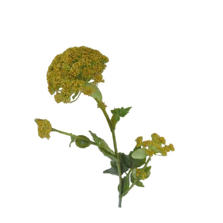 Branche d'achillea jaune h100 cm