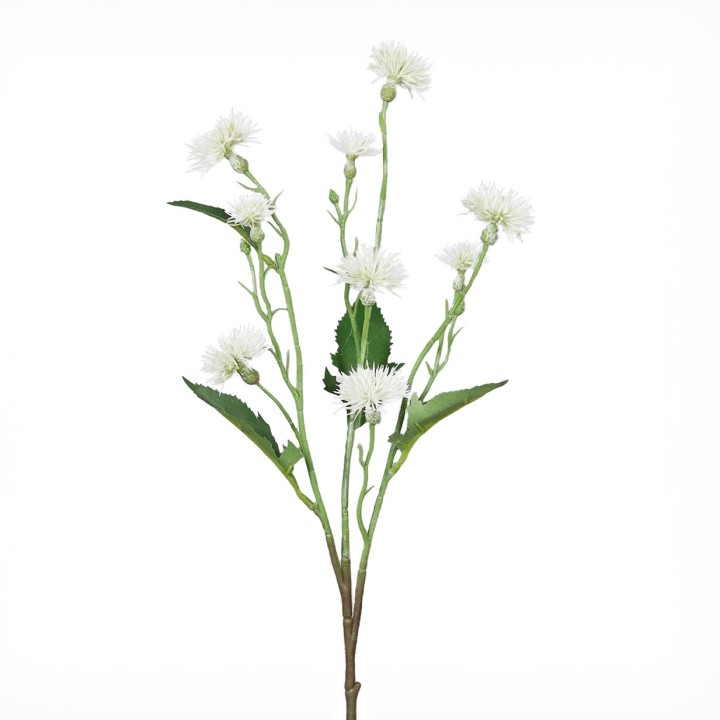 Ramo artificiale garofano panna h55 cm