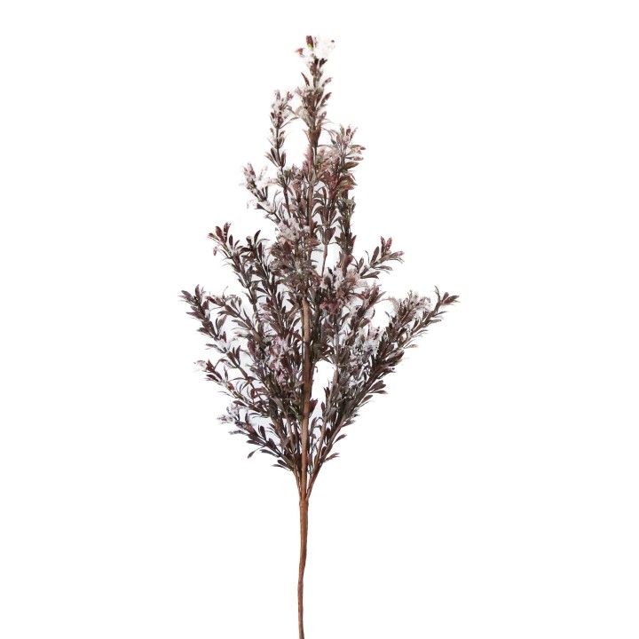 Snow covered artificial branch h76 cm