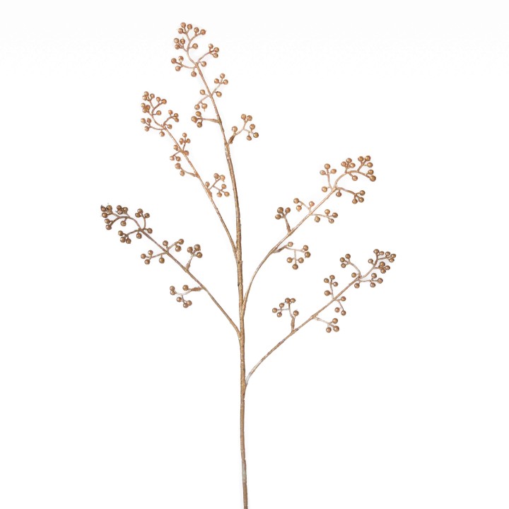 Artificial branch of golden barries h60 cm