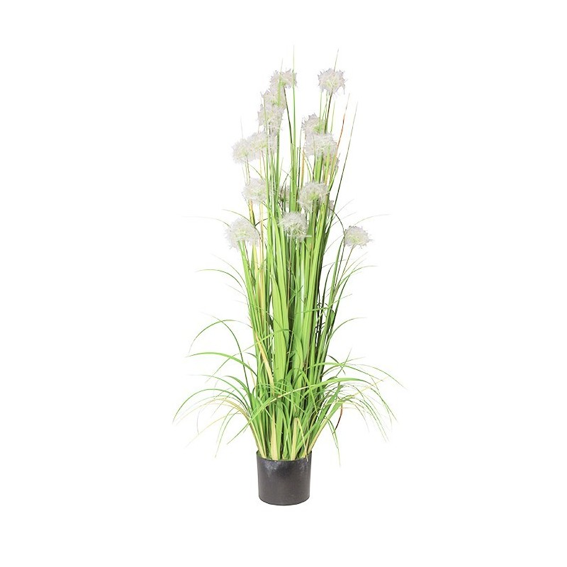 White dandelions vase h152 cm