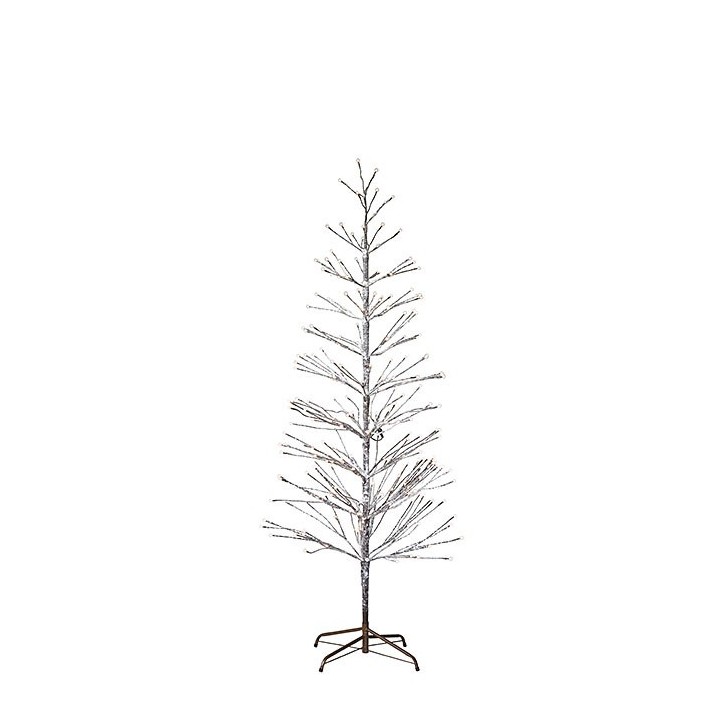 Sapin branches lumineuses avec prise de courante int/ext d80 h180 cm