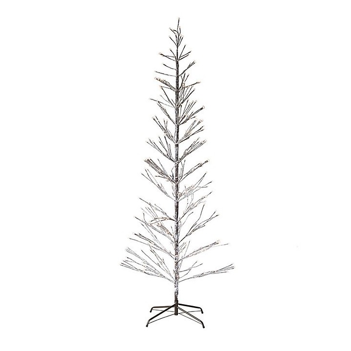 Sapin branches lumineuses prise de courant int/ext d10 h240 cm