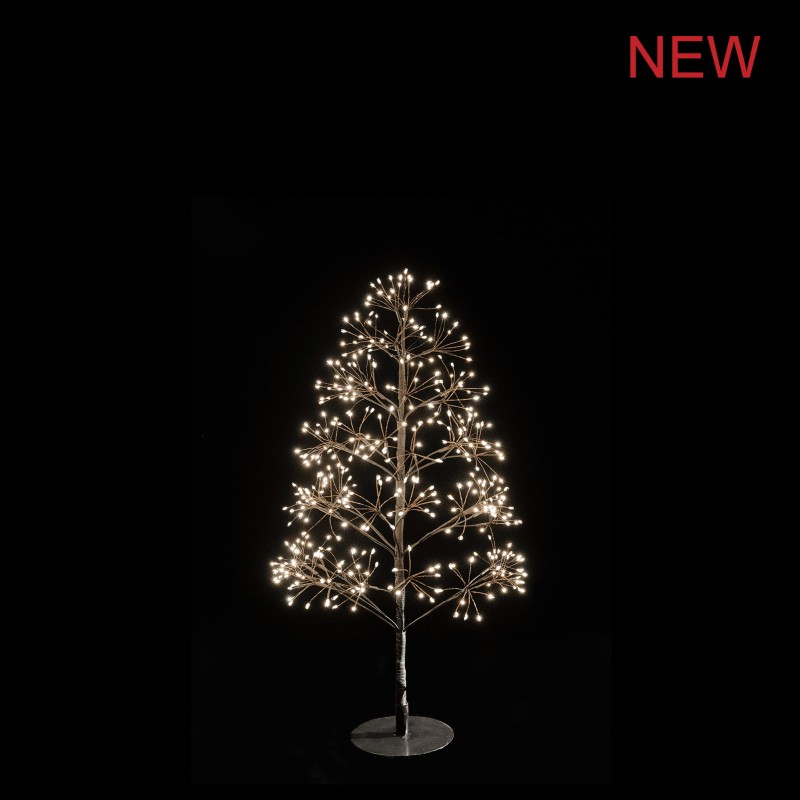 Black iron tree with 270 led lights for indoor and outdoor use d 30 cm h 50 cm