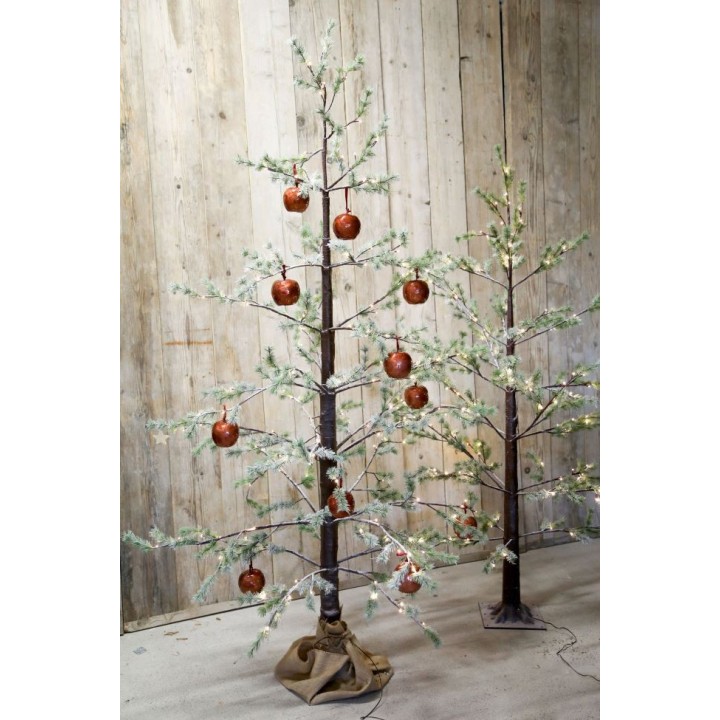 Snowy light tree 126 led out/indoor use h180 cm