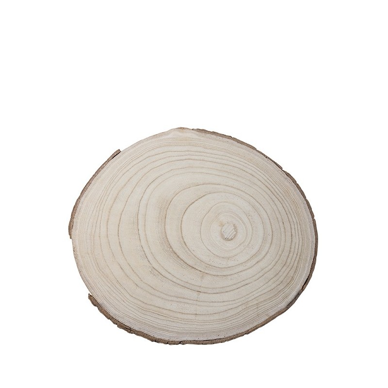 Disco legno bordo corteccia natur. seconda scelta d30 cm