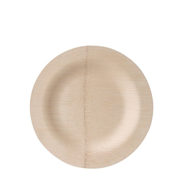 Piatto bamboo naturale biodegradabile d28 cm