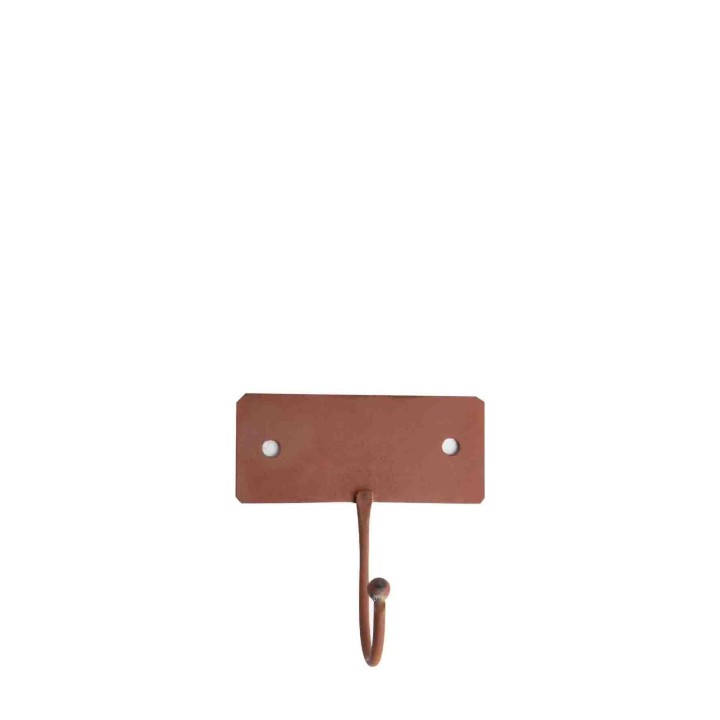 Appendino singolo ferro ruggine h10 cm