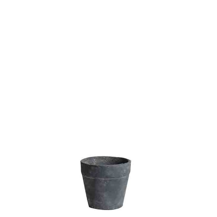 Lead mini vase d9 h8.5 cm