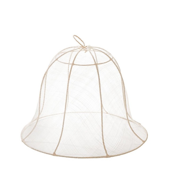 Coprivivande rete a campana in abaca d40 h30 cm
