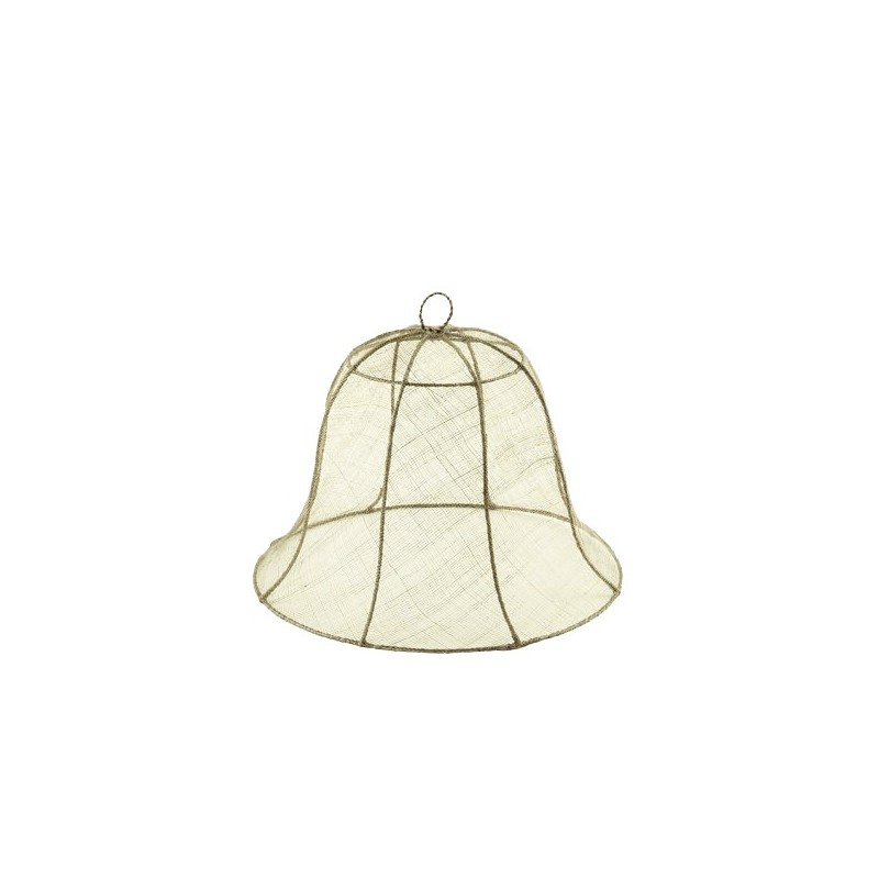 Coprivivande rete a campana in abaca d40 h30 cm