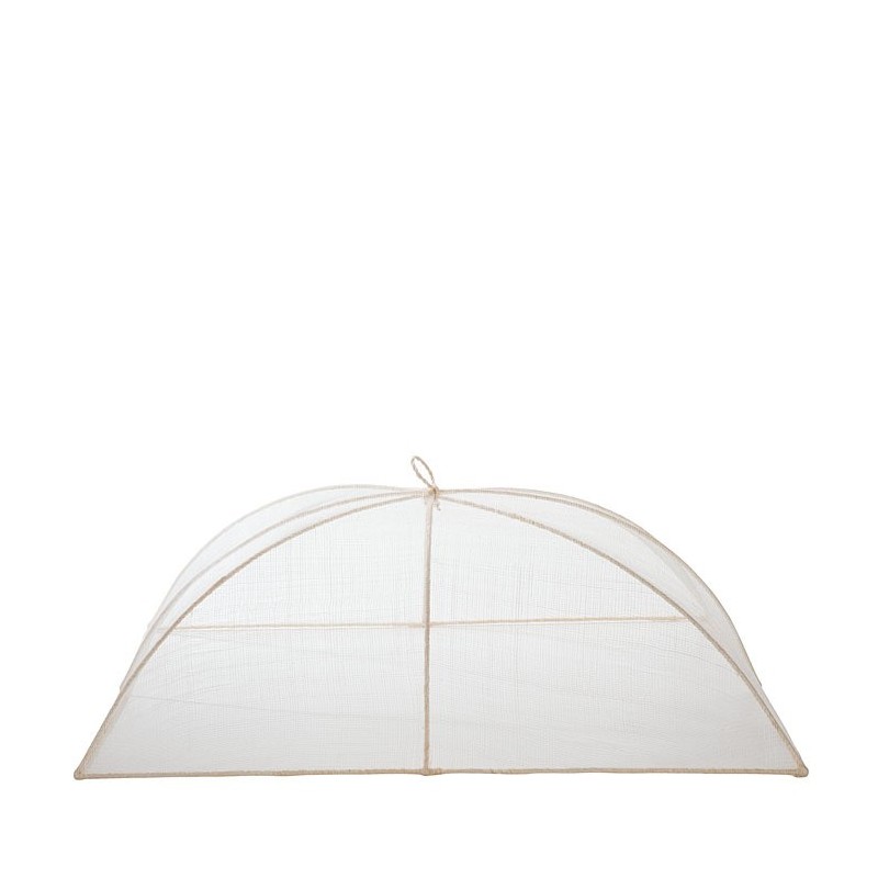 Maxi couvre-plat en filet d'abaca 48 x 66 h25 cm