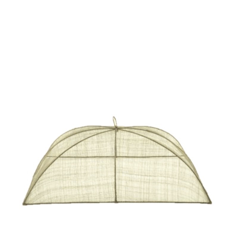 Maxi couvre-plat en filet d'abaca 48 x 66 h25 cm