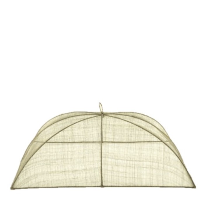 Maxi couvre-plat en filet d'abaca 48 x 66 h25 cm