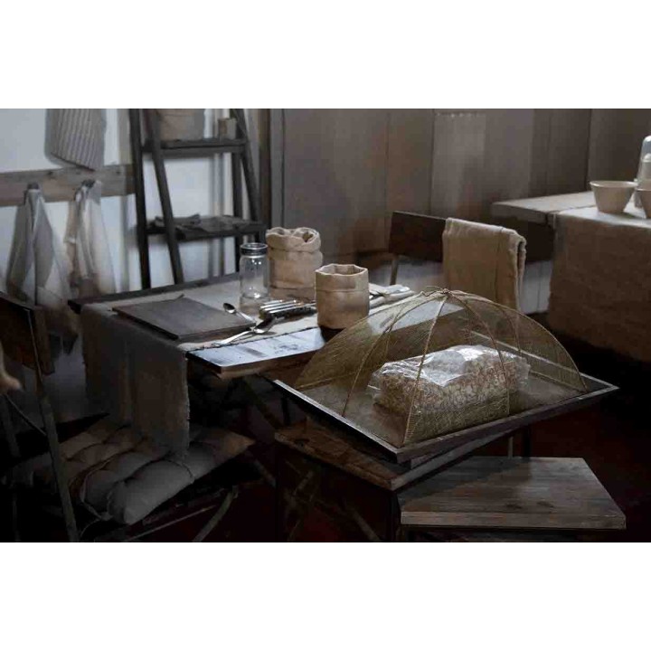 Coprivivande rete small in abaca 25 x 40 h14 cm