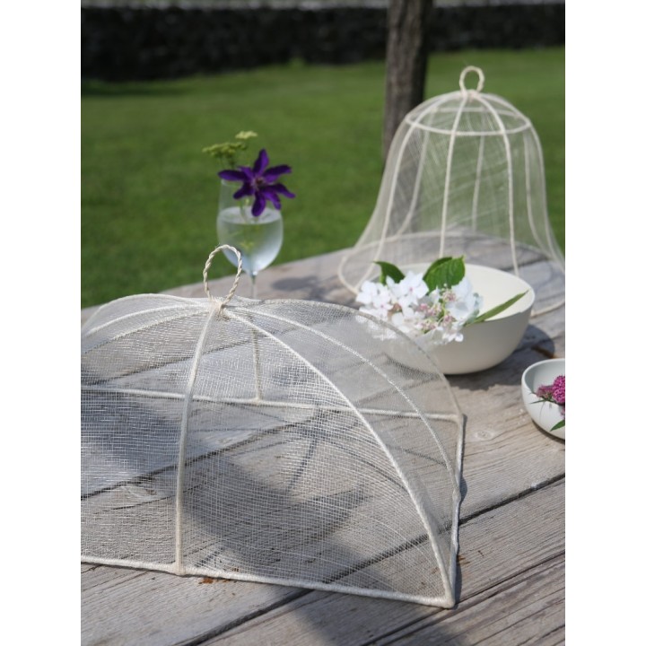 Medium couvre-plat en filet d'abaca 32 x 50 h22 cm