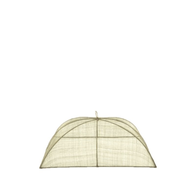 Medium food cover in abaca net 32 x 50 h22 cm
