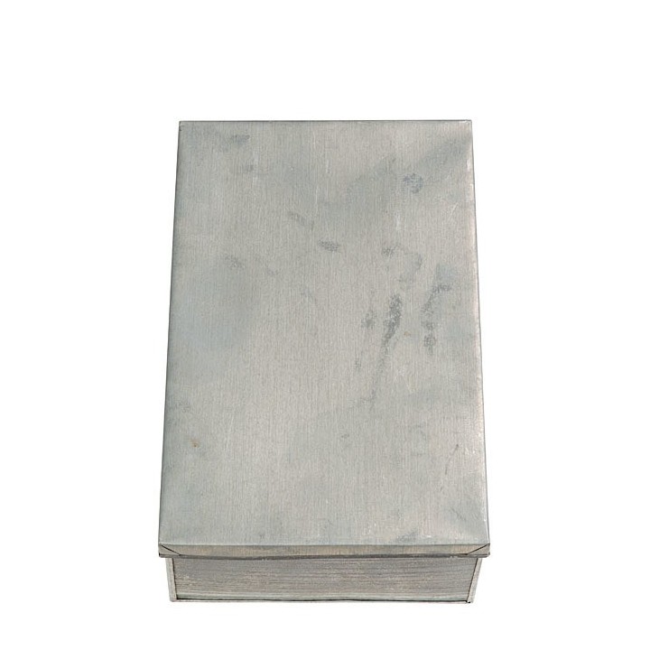 Scatola per scarpe in latta 21 x 32 h12 cm