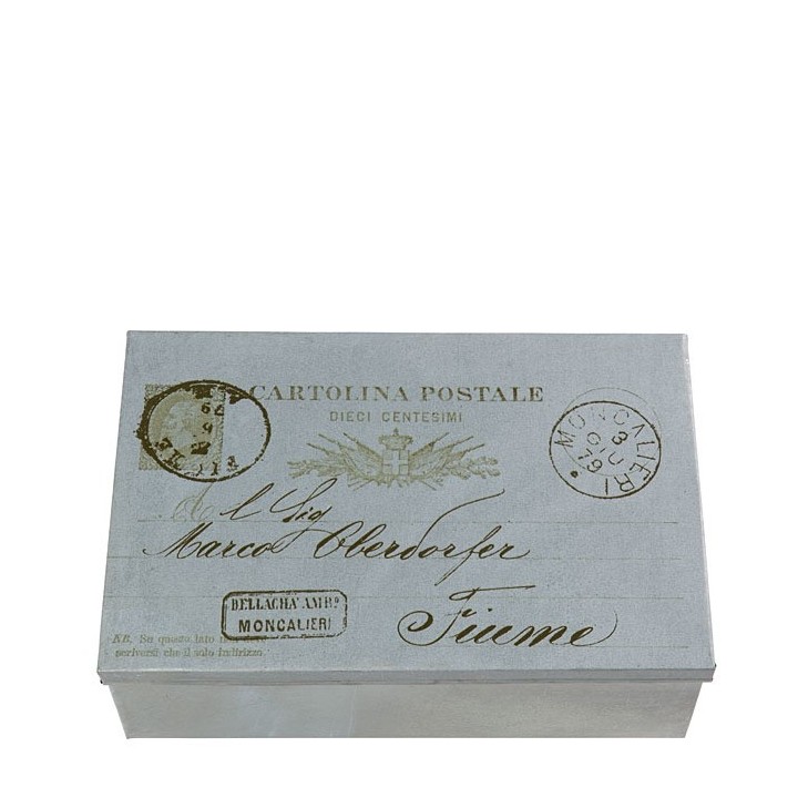 Box latta vintage fiume 21 x 32 h12 cm