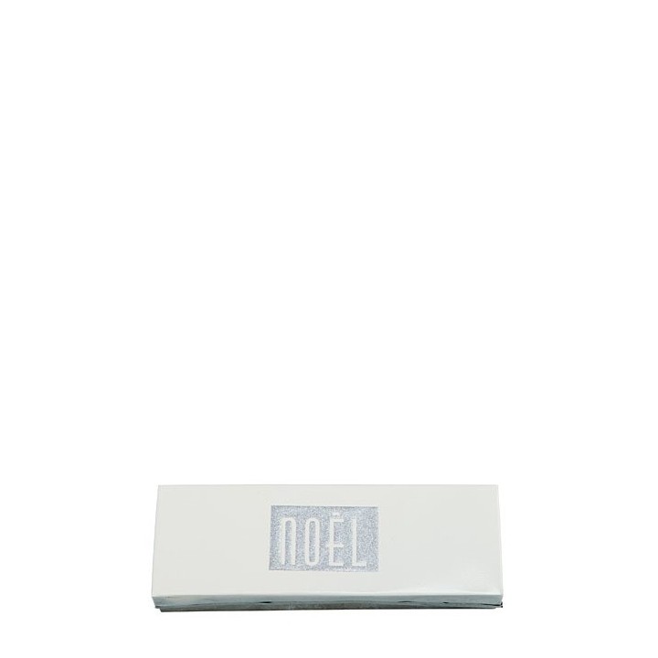 Boite en fer-blanc noel paillettes 7.5 x 23.5 h4 cm