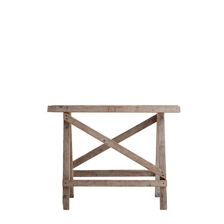 Treteau en bois brut 100 x 40 h80 cm