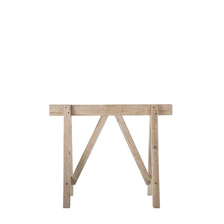 Treteau en bois brut 90 x 42 h70 cm