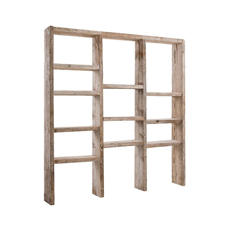 Scaffale assi grezze 195 x 23 h200 cm