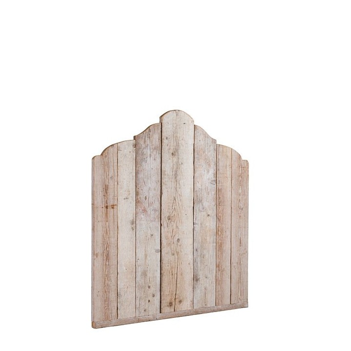 Testata letto assi grezze 1 piazza e 1/2 135 cm