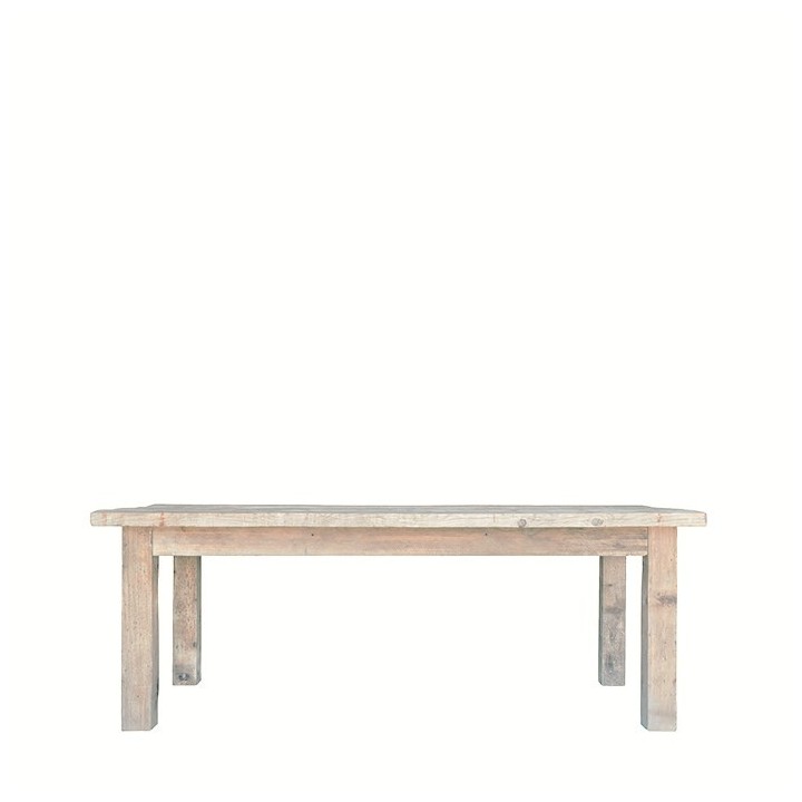 Table en bois brut 100 x 200 h74 cm